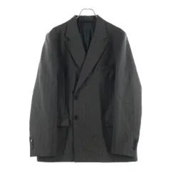 Acne Studios (アクネ ストゥディオズ) Wチェック ダブルブレスト テーラードジャケット ブラウン FN-MN-SUIT000090のサムネイル
