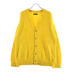 MINEDENIM (マインデニム) Shaggy Cotton Knit Cardigan シャギーコットン 長袖ニットカーディガン イエロー 2303-6001-25-022のサムネイル