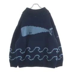 DESCENDANT (ディセンダント) 25AW CACHALOT COWICHAN SWEATER カシャロ カウチンセーター ニットウェア ネイビー 252MADS-JKM01のサムネイル