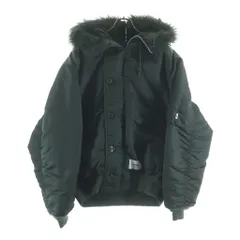 WTAPS (ダブルタップス) 23AW ×ALPHA INDUSTRIES N-2B CORE SPEC JACKET NYLON TWILL アルファインダストリーズ N2B ナイロンフライトジャケット カーキ 232EWALD-JKM01Sのサムネイル