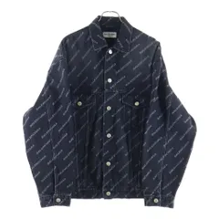 BALENCIAGA (バレンシアガ) 22AW BB Monogram Denim Jacket モノグラム デニムジャケット ブラック 675208のサムネイル