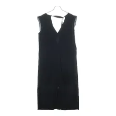 Sacai (サカイ) SUITING JUMPSUIT ノースリーブ Vネックデザイン オールインワン ジャンプスーツ ブラック 21-05393のサムネイル