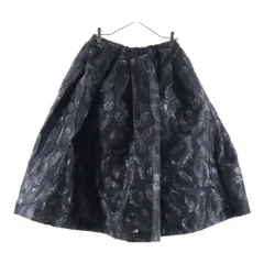 COMME des GARCONS COMME des GARCONS (コムデギャルソンコムデギャルソン) 25SS 総柄シルクコーティングチュールスカート ブラック RO-S011のサムネイル