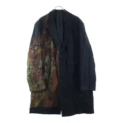 Yohji Yamamoto POUR HOMME (ヨウジヤマモト プールオム) 23SS ドッキング アシンメトリーデザインジャケット ブラック HZ-J31-814のサムネイル