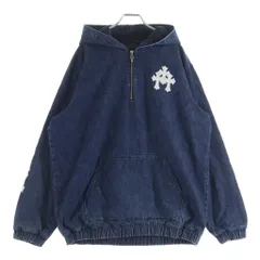 CHROME HEARTS (クロムハーツ) RUCKUS ハーフジップデニムアノラックブルゾン インディゴ -のサムネイル