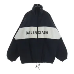 BALENCIAGA (バレンシアガ) 18AW フロントロゴデニム切替 ナイロントラックジャケット ブラック 529213 TBQ03のサムネイル