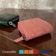 クロコダイル 二つ折り財布 ワニ革 公式 RODANIA ロダニア RDOC1112 開運 金運 財布のサムネイル