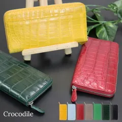 クロコダイル 長財布 クロコマット仕上げ 本革メンズ レディース RODANIA ロダニア 開運 金運 財布のサムネイル