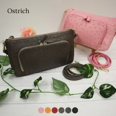 Ostrich オーストリッチ 2WAYショルダーバッグ ポシェット レディース 本革 RODANIA ロダニアのサムネイル