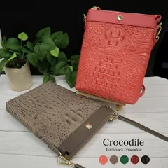 Crocodile クロコダイル ショルダーバッグ ポシェット レディース ワニ革 本革 RODANIA ロダニアのサムネイル