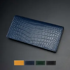マットクロコダイル 長財布 贅沢一枚センターベース仕立て ワニ革 RODANIA ロダニア 開運 金運 高級特選 高級メンズのサムネイル