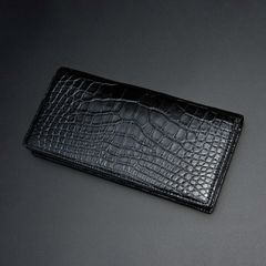 新品 定29万 最高峰 クロコダイル ニロティカス 極艶 無双 長財布 小銭