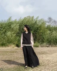 eunoia ラッフル ブラウス ピンクのサムネイル