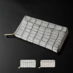 ロダニア RODANIA 日本製 目地染め クロコダイル ラウンドファスナー長財布 メンズ レディース RDOC4160 高級特選 高級メンズのサムネイル
