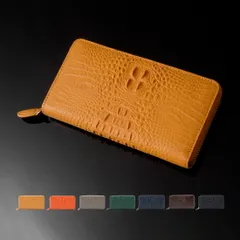 クロコダイル 長財布 クラウン ホーンバック ラウンドファスナー長財布 ロダニア RODANIA ワニ革 本革のサムネイル