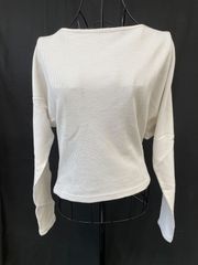 JEANASIS　ワッフル長袖Tシャツ　ロングTシャツ　ボートネック　ジナーシス