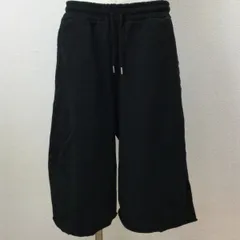 INHERIT スウェットショートパンツ ワイド 黒 ガウチョ風 Mのサムネイル