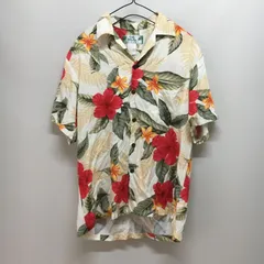 ハワイ製　TWO PALMS　トゥーパームス　アロハシャツ　USED　13149のサムネイル