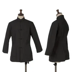 コムコム コムデギャルソンCOMME des GARCONS ナイロンチャイナボタンジャケット 黒XSのサムネイル