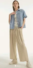 新品) LANVIN ランバン クリスタル ボタン デニム アウター (ジャケット) 88(66)のサムネイル
