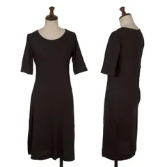 ヨウジヤマモト ファムYohji Yamamoto FEMME サイドポケットカットソーワンピース 黒2のサムネイル
