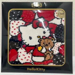 4973　FEILER フェイラー　新品未使用品　タオルハンカチ　ハンカチ シュニール織り　シール付き　HelloKitty　ハローキティコラボのサムネイル