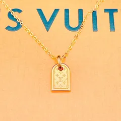 ◇ルイヴィトン◇新品仕上済 LOUIS VUITTON M63141 ナノグラム ネックレス ペンダント ゴールド 3.26gのサムネイル