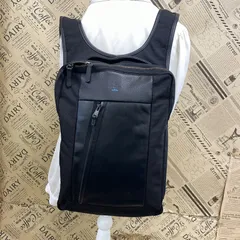 ランバン オン ブルー リュックサック バックパック レザー キャンバス ブラック GG356のサムネイル