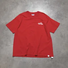 GQ6266◇BEDWIN：GOAT THE HEARTBREAKERS Tシャツ◇M◇レッド系 ゴート ベドウィン 半袖 バックプリントのサムネイル