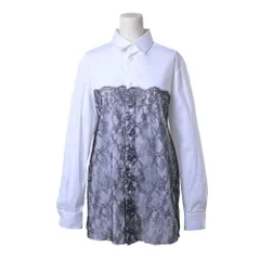 RED VALENTINO レース ドッキング コットン ポプリン ドレス シャツのサムネイル