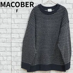 MACOBER 総柄ニットセーター Fサイズ 古着のサムネイル