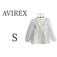 "★新品 AVIREX アヴィレックス ホワイト  長袖 シャツ・ブラウス S"のサムネイル