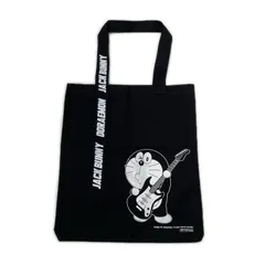 中古 ジャックバニー Jack Bunny!! ノベルティグッズ ブラック 黒 トートバッグ ドラえもんのサムネイル