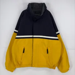 古着 ノーティカ NAUTICA ジャケット リバーシブル セーリングジャケット フルジップ パーカー 大きいサイズ 2XL  イエロー系 メンズのサムネイル