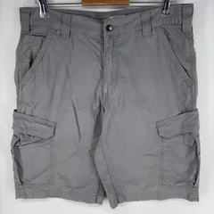 古着 カーハート Carhartt パンツ ペインター ハーフ ショート ワンポイントロゴ ジッパーフライ リップストップ w34  グレー系 メンズのサムネイル