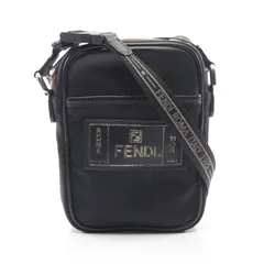 フェンディ FENDI ショルダーバッグ ペカン 7VA456 ブラック ナイロン レザー ショルダーバッグ メンズ Used Bのサムネイル