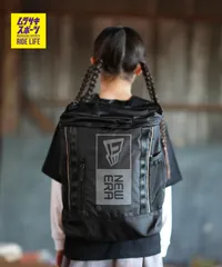 【ムラスポ公式】新品 NEW ERA ニューエラ バックパック リュック キッズ ジュニア 子供 Youth ボックスパック 16L NEW ERAロゴ ブラック リフレクトシルバー 14750829のサムネイル