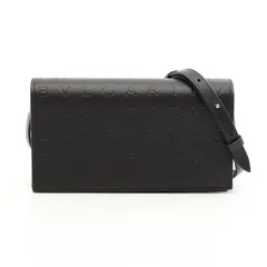 ブルガリ BVLGARI ショルダーバッグ インフィニートゥム 291748 ブラック レザー インフィニートゥム チェーンウォレット レディース Used Aのサムネイル