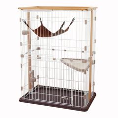 ボンビアルコン ウッドワンサークルキャット ケージ 2段 北九州市限定