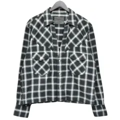 The Letters　ザレターズ　ブラックチェックウエスタンシャツ　ブラウス　LFBC-S0002C　8054000247820のサムネイル