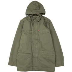 古着 リーバイス Levi's HBT ヘリンボーンツイル フード付き ミリタリージャケット メンズL相当/eaa660665のサムネイル