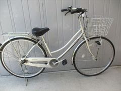 ⭕️ 26インチ シティサイクル シルバー 前カゴ・リアキャリア 通勤 通学 ⭕️ 26インチ シティサイクル シルバー 前カゴ・リアキャリア 通勤
