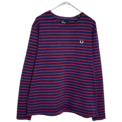 FRED PERRY フレッドペリー 長袖Ｔシャツ ボーダー(メンズ L)中古 古着 Y6715のサムネイル