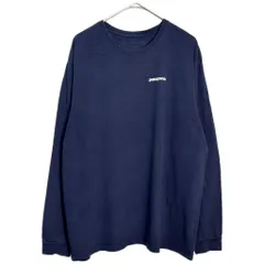 patagonia パタゴニア 長袖Ｔシャツ アウトドア ネイビー(メンズ L)中古 古着 Y6735のサムネイル