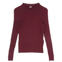 SAINT LAURENT サンローラン 710734 YAPK2 カシミヤ混 ウール モックネック 長袖 ニット セーター エンジ系 M【中古】のサムネイル