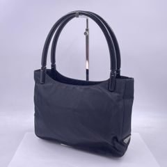 PRADA 三角ロゴ ナイロントートバッグレザー ブラック BT0165 カード 
