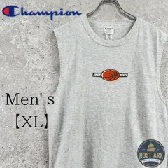 T152【Champion】YMCA HOOPS バスケットボール ノースリーブTシャツ グレー〔XL〕のサムネイル