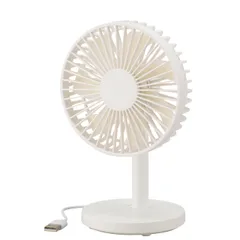 オーム(OHM) 扇風機 USB卓上ミニファン 卓上扇風機 ミニ扇風機 デスクファン USB電源 ホワイト KIS-U11TPBB-W 08-1613 オーム電機のサムネイル
