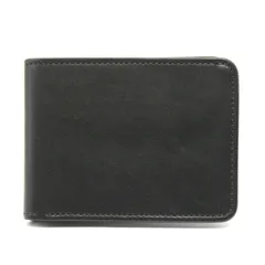 美品 WILDSWANS ワイルドスワンズ 二つ折り財布 フルグレインブライドル WINGS ウイングス 札入れ ベイカー社 ブラック 黒 61006091のサムネイル