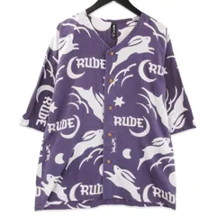 RUDE GALLERY ルードギャラリー 半袖シャツ DUB SHIRTS DUB SETTER 卯 東京ルード ダボシャツ ダブシャツ パープル XL 71016371のサムネイル
